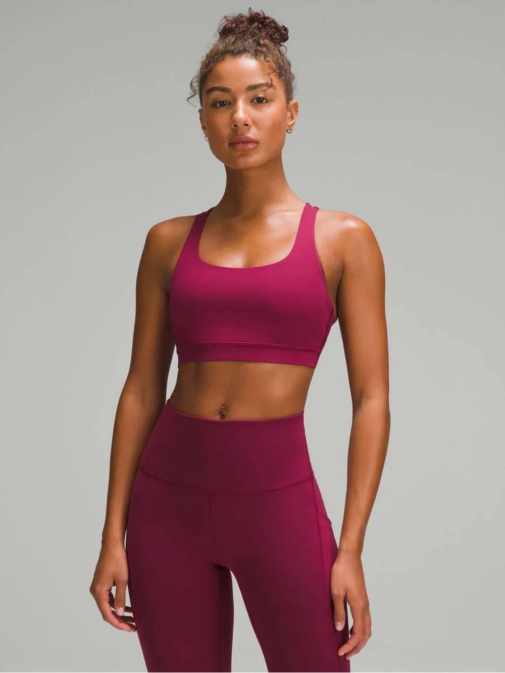 lululemon athletica Energy Bra Maroon Sports Bra size 6